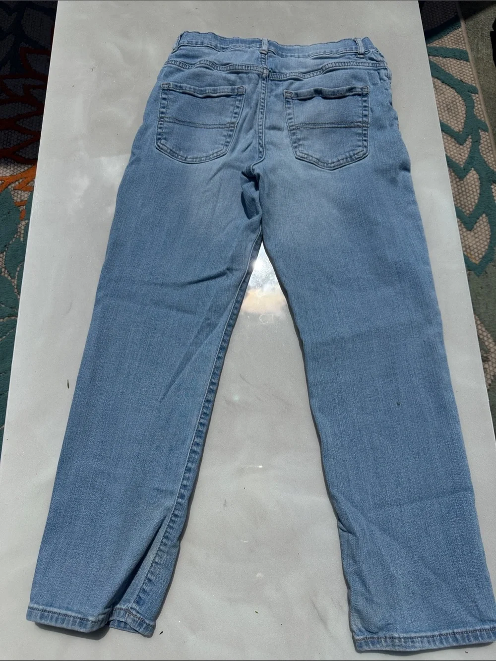Youth Light Blue stretch straight Jeans